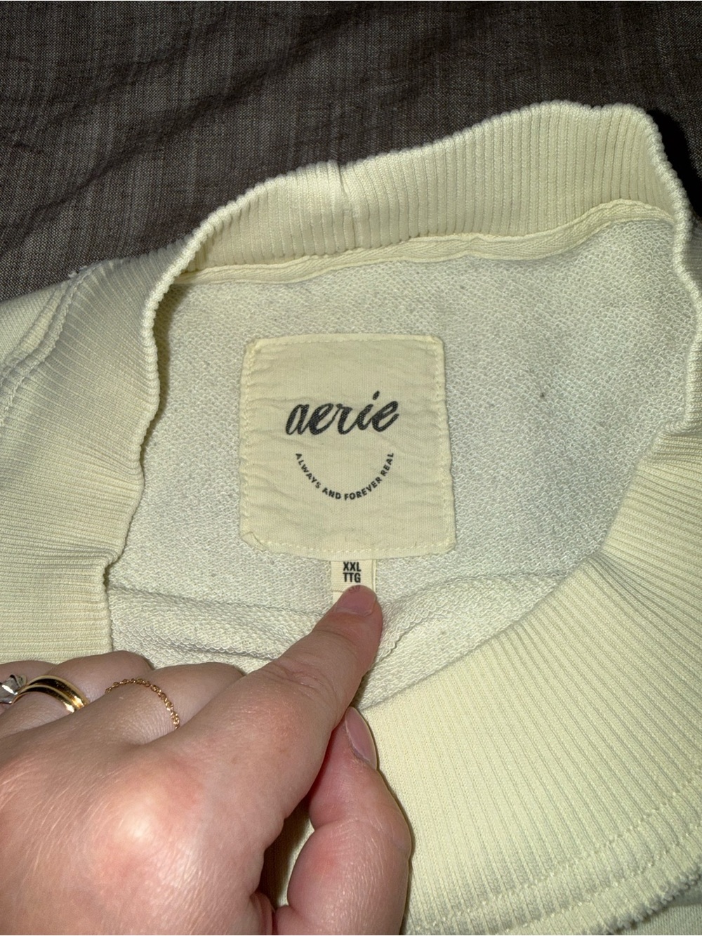Aerie Alumni Mockneck Sweatshirt! - Picture 7 of 7